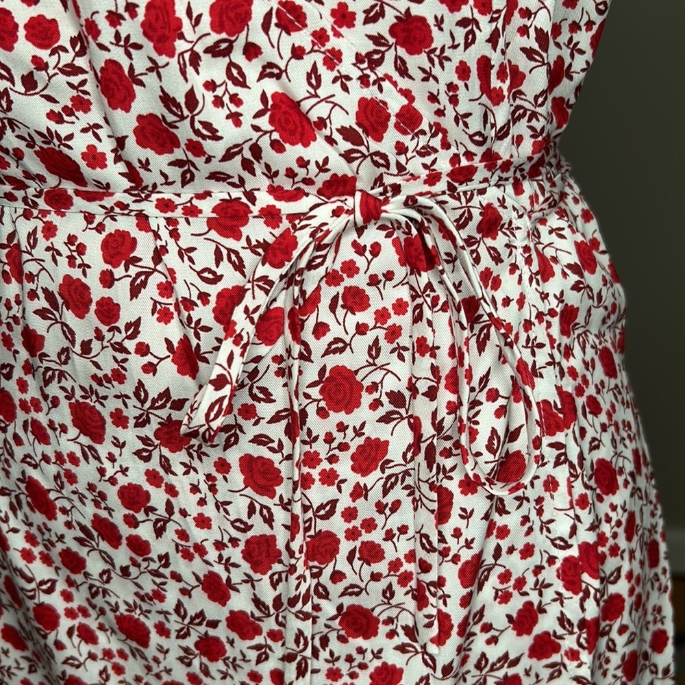 Reformation Brianne Eden Floral Wrap Mini Dress New Size Small - Picture 7 of 12